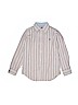 Tooby Doo 100% Cotton Stripes Orange Long Sleeve Button-Down Shirt Size 7 - photo 1