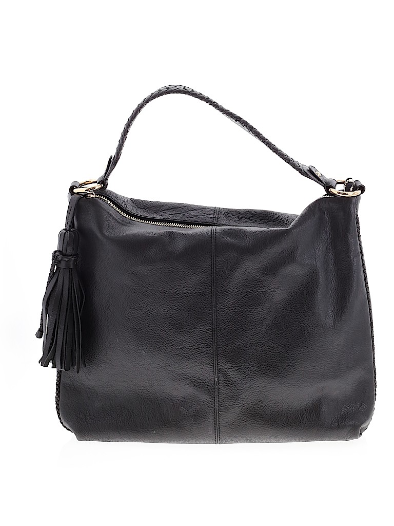 cole haan black leather shoulder bag