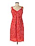 Anna Sui for Anthropologie 100% Silk Red Casual Dress Size 8 - photo 1