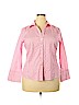 Talbots Pink Long Sleeve Button-Down Shirt Size 18 - photo 1