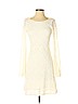 Aqua White Casual Dress Size S - photo 1