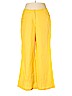 Ashley Stewart Yellow Linen Pants Size 14w Plus - photo 1