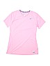 Nike Solid Pink Active T-Shirt Size 16 - 18 - photo 1
