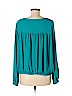 Vince Camuto 100% Polyester Blue Long Sleeve Blouse Size L - photo 2