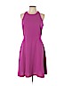 Banana Republic 100% Polyester Purple Casual Dress Size 10 - photo 1