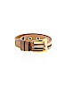 Express 100% Leather Stripes Tan Leather Belt Size S - photo 1