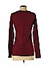 The Limited 100% Cotton Burgundy Long Sleeve T-Shirt Size S - photo 2