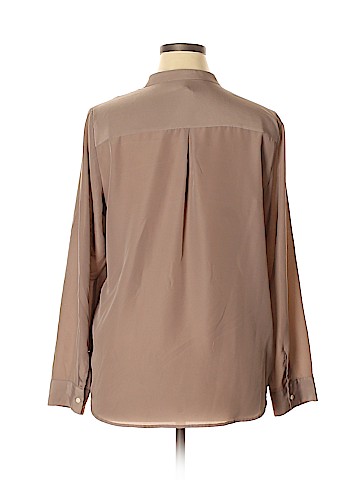 J. Crew Factory Store Long Sleeve Blouse (view 2)