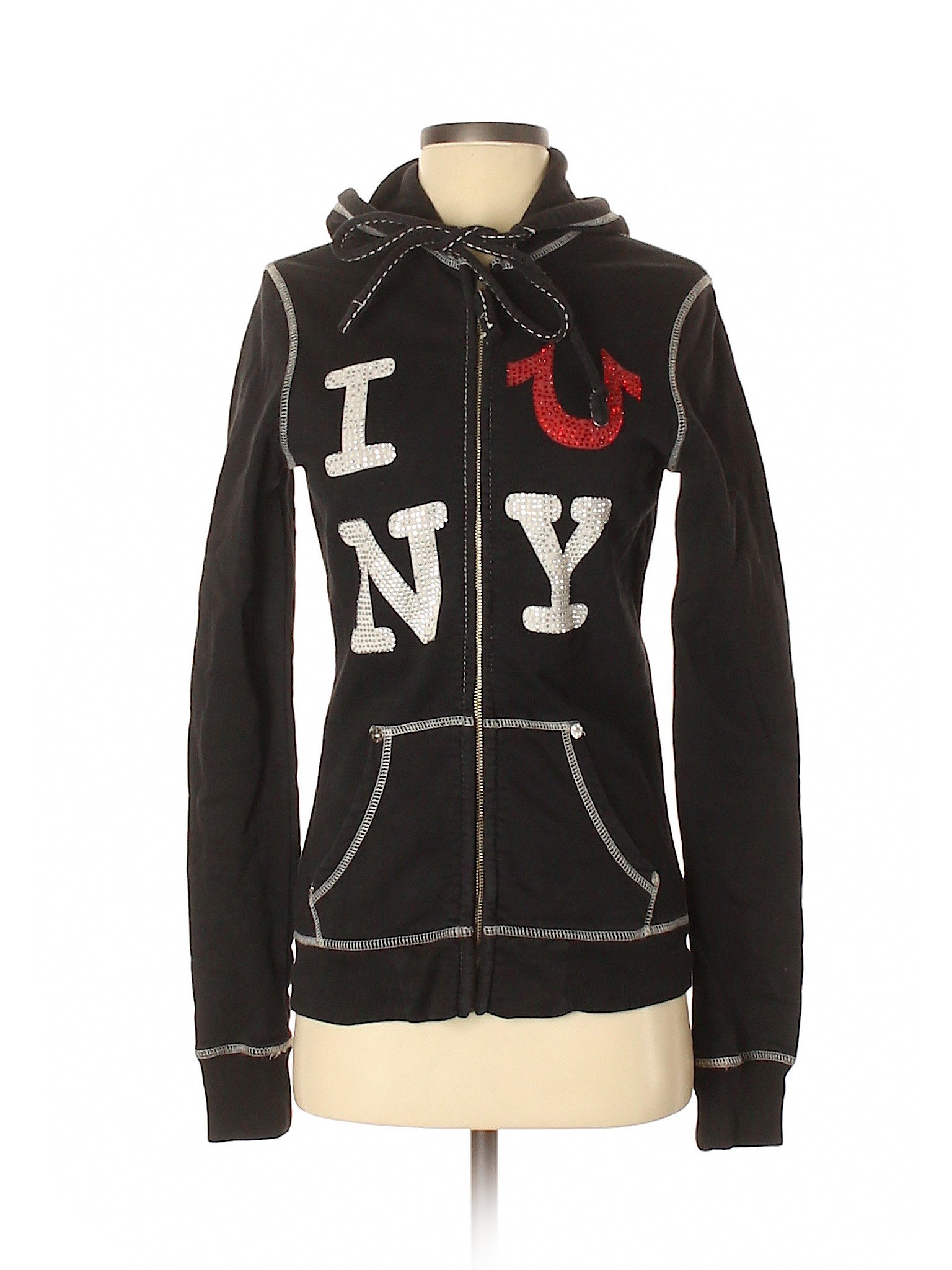 true religion hoodie zip up