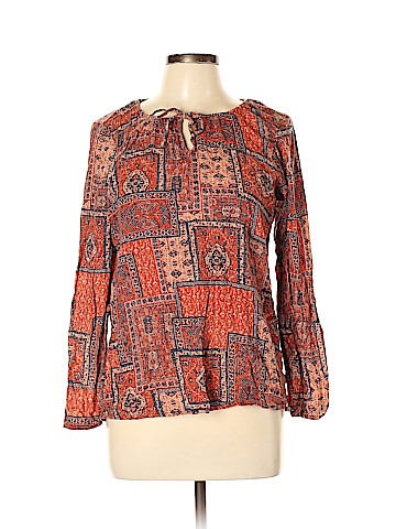 Ruff Hewn Long Sleeve Blouse (view 1)