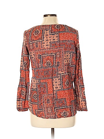 Ruff Hewn Long Sleeve Blouse (view 2)