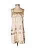 Miu Miu 100% Silk Tan Casual Dress Size EU (IT) 40 / US 4 - photo 1