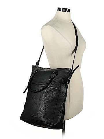 Calvin Klein Leather Satchel (view 2)