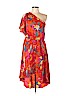 Angie 100% Polyester Orange Casual Dress Size XL - photo 1