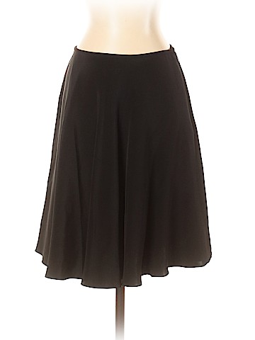 Linda Allard Ellen Tracy Silk Skirt (view 1)