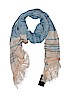 Pull&Bear 100% Cotton Stripes Blue Scarf One size - photo 1