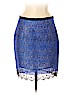 SB by Sachin And Babi 100% Silk Blue Silk Skirt Size 6 - photo 1