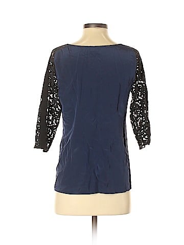 Parker 3/4 Sleeve Silk Top (view 2)