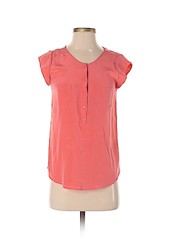 Joie Short Sleeve Silk Top (view 1)