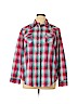 Wrangler Jeans Co 100% Cotton Red Long Sleeve Button-Down Shirt Size XL - photo 1