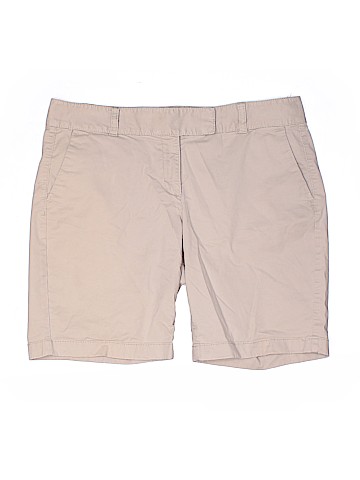 Ann Taylor Khaki Shorts (view 1)