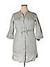 Assorted Brands 100% Linen Gray Casual Dress Size XL - photo 1