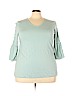 J.jill Blue 3/4 Sleeve Top Size XL - photo 1