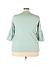 J.jill Blue 3/4 Sleeve Top Size XL - photo 2