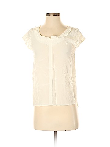 Comptoir des Cotonniers Short Sleeve Silk Top (view 1)