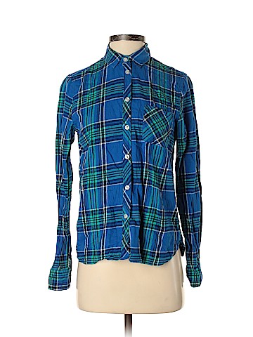 American Eagle Outfitters Long Sleeve Button-Down Shirt (view 1)