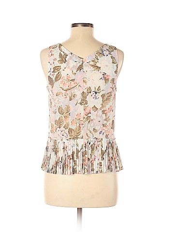 Rebecca Taylor Sleeveless Silk Top (view 2)