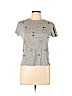 Madewell 100% Linen Gray Short Sleeve Top Size M - photo 1