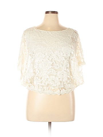 Quotation Short Sleeve Blouse (view 1)