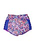 Reebok 100% Polyester Print Blue Athletic Shorts Size 12 - 14 - photo 2