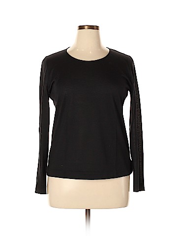 AKRIS for Bergdorf Goodman Long Sleeve Top (view 1)