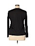 AKRIS for Bergdorf Goodman Black Long Sleeve Top Size 14 - photo 2