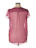 Frenchi Pink Short Sleeve Blouse Size L - photo 2