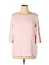 Pleione Pink 3/4 Sleeve Top Size XL - photo 1