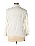 Zara Ivory Long Sleeve Button-Down Shirt Size XL - photo 2