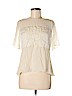 Tracy Reese Tan Short Sleeve Blouse Size S - photo 1