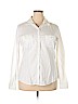 Banana Republic 100% Cotton White Long Sleeve Button-Down Shirt Size XL - photo 1