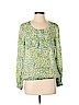 Tory Burch Green Long Sleeve Blouse Size 4 - photo 1