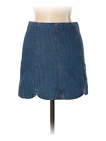 Lulu's Denim Skirt (view 2)