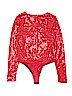 Assorted Brands 100% Polyester Red Bodysuit Size S - photo 2