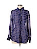 Banana Republic 100% Polyester Blue Long Sleeve Blouse Size M - photo 1