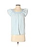 Soft Joie Blue Short Sleeve Blouse Size XXS - photo 1