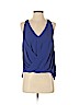 Elizabeth and James 100% Polyester Blue Sleeveless Blouse Size XS - photo 1