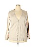 ELOQUII 100% Cotton Tan Cardigan Size 18 - 20 Plus - photo 1