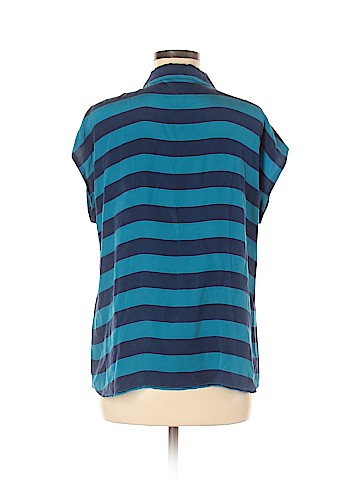 Equipment Long Sleeve Silk Top (view 2)