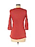 Ella Moss Orange 3/4 Sleeve Top Size S - photo 2